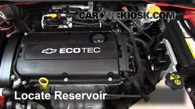 2012 Chevrolet Sonic LT 1.8L 4 Cyl. Sedan Líquido limpiaparabrisas Agregar líquido